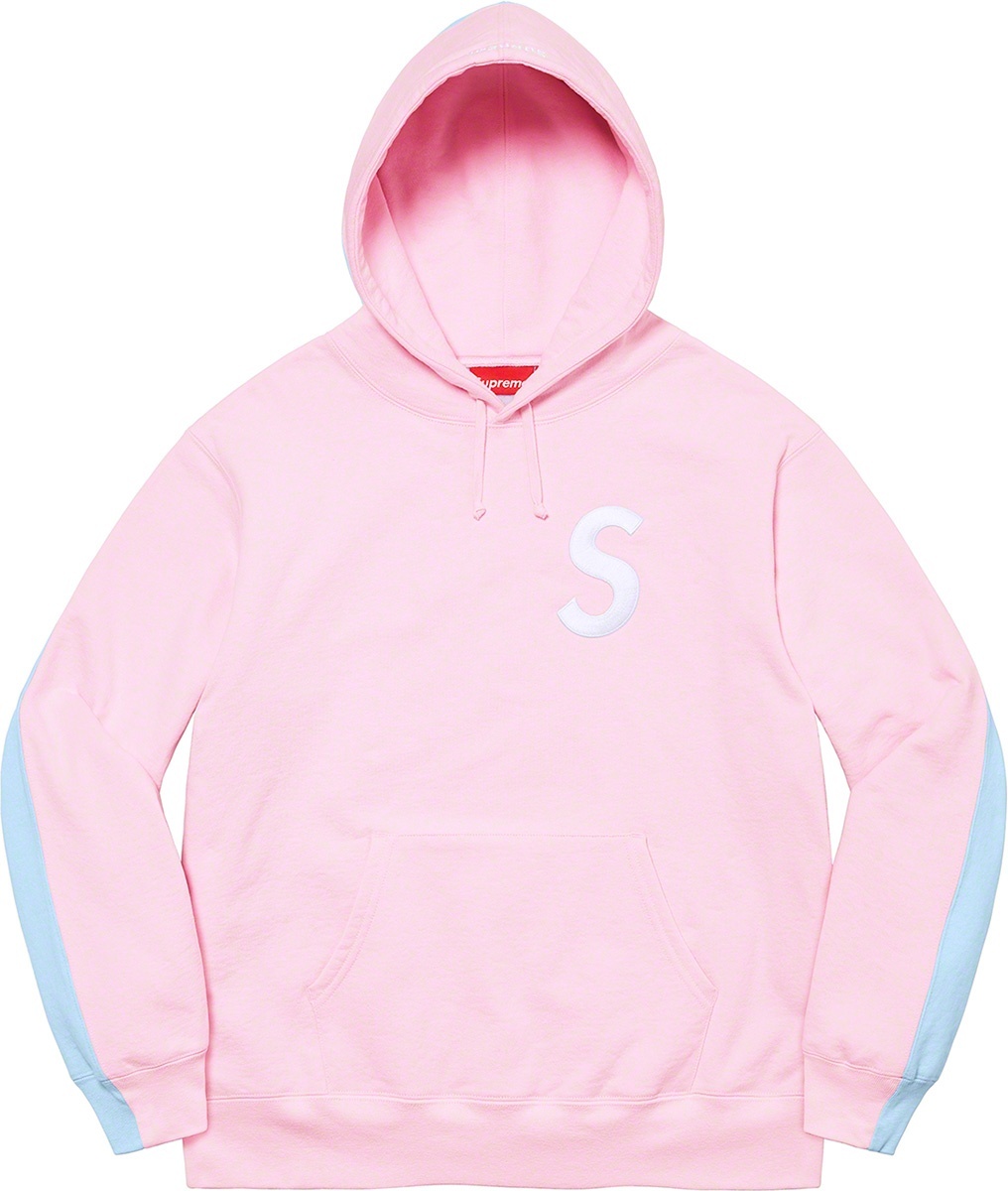 S Logo Split Hooded Sweatshirt view 6